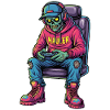 Undead Gamer : Zombie Gamer Trucker