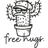 Cactus "free hugs" hug