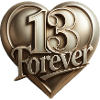 13forever in Herzform