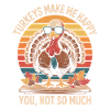 Funny Thanksgiving design with turkey