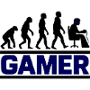 Gamer Evolution Geek Gaming