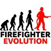 Feuerwehr Evolution Held Geschenk Cool