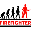 Évolution Pompier Héros Cadeau Cool