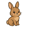 Cuddly Bunny Cartoon Heart Ears