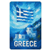 Greece Santorini Flag