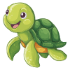 tortue marine mignonne