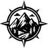 Mountains Compass