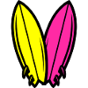 Surfboard Icon Surfing