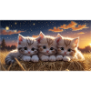 Trois mignons petits chats