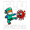 FLU FIGHTER - NURSE GIFT