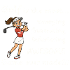 Golf is the most… women