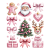 Coquette Gingerbread Reindeer Christmas