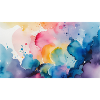Aquarelle Explosion Art Design