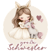 Grosse Schwester Maedchen Einhorn