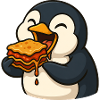 Cute Penguin Lasagna Food Delight