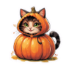 Pumpkin Cat