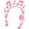 Skull with Headphones Music Art