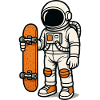 Astronaut Skateboard