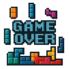 Pixel art Game Over Design