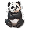 Ours panda mignon