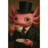Gentleman Axolotl Tea Time