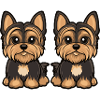 Yorkshire Terrier Dog Comic