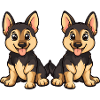 German Shepherd Dog Comic