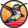 Hummingbird Bird Cool Comic