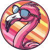 Flamingo Comic Cool