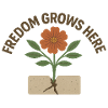 Freedom grows here
