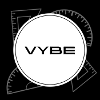 Tech-inspired VYBE graphic design