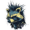 Angry Raccoon Punk