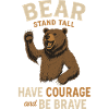 Devise de l’ours pour les braves