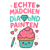 Echte Mädchen Diamond painten