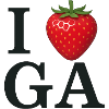 Strawberry Heart I Love IGA