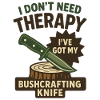 Prepper Survival Bushcrafting Knife Therapy