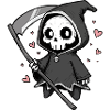 Cute Grim Reaper in Love