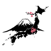Mount Fuji with Cherry Blossoms