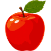 red apple
