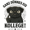 Pug middle finger