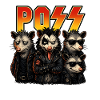 Beutelratte Possum Opossum Rockband
