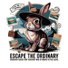 Postcards - Rabbit on the road