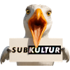 SUBKULTUR Möwe mit Schild