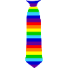 Krawatte Regenbogen bunt