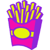 French Fries Pop Art