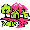 Naïve Pop Art Landscape