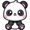 Kawaii Panda Söt Djur Älskare
