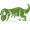 T-Rex - I hate pushups - gift