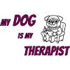 Funny Dog Lover Therapy Tee