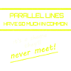 Funny Parallel Lines Math Tee